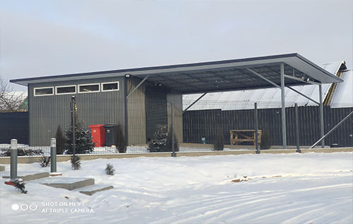  Металлический склад сарай 