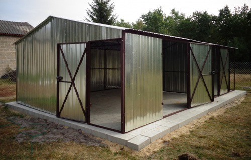  Металлический склад сарай 